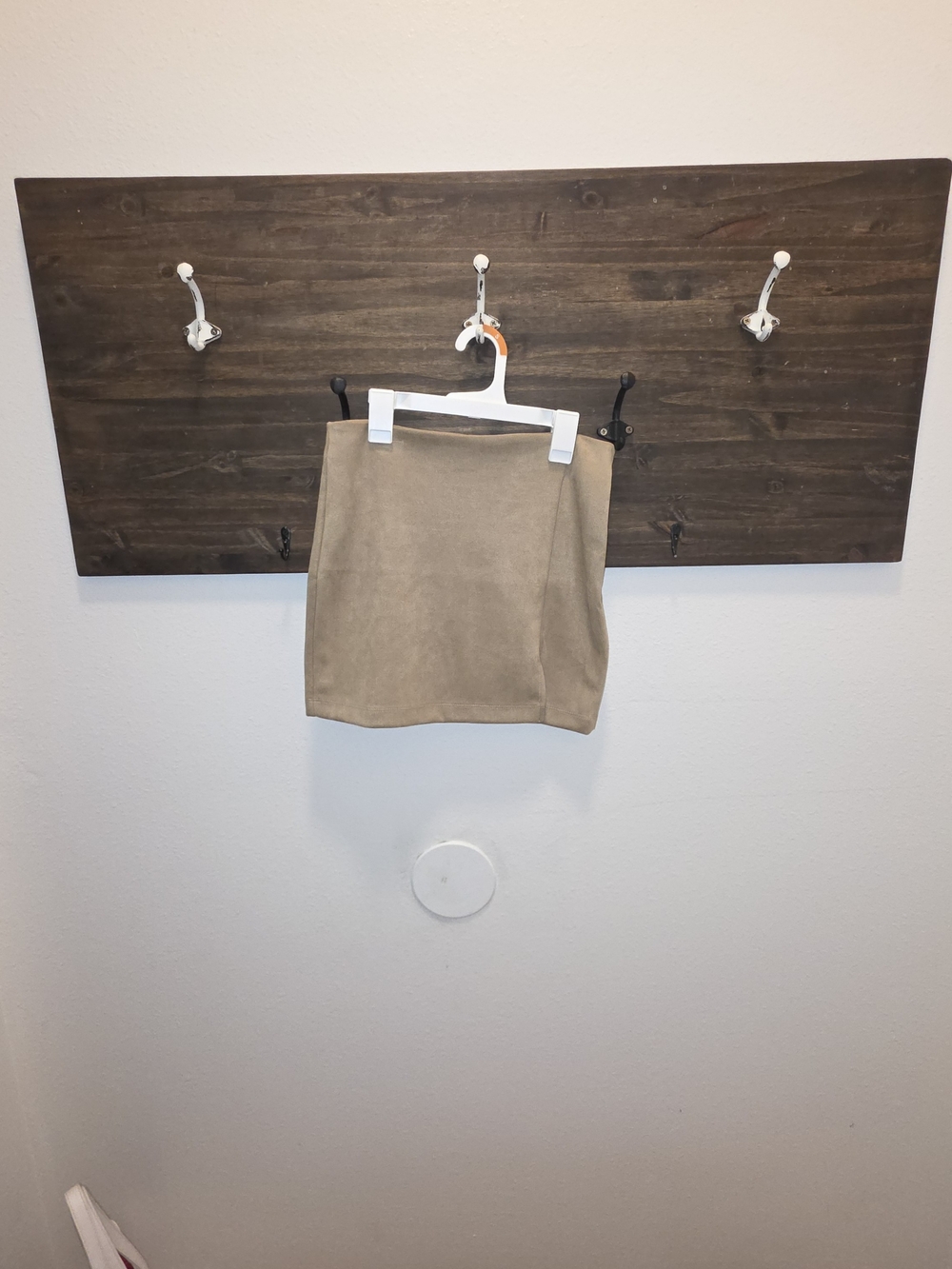 Forever 21 Beige Mini Skirt - Straight A-Line